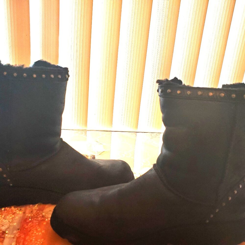 Black Studded Ugg Boots